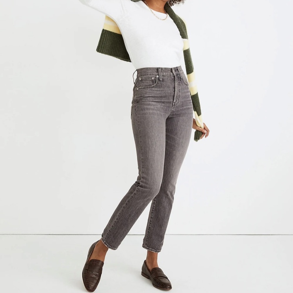 Madewell The Perfect Vintage Ankle Jean in Dennison Wash Size 26